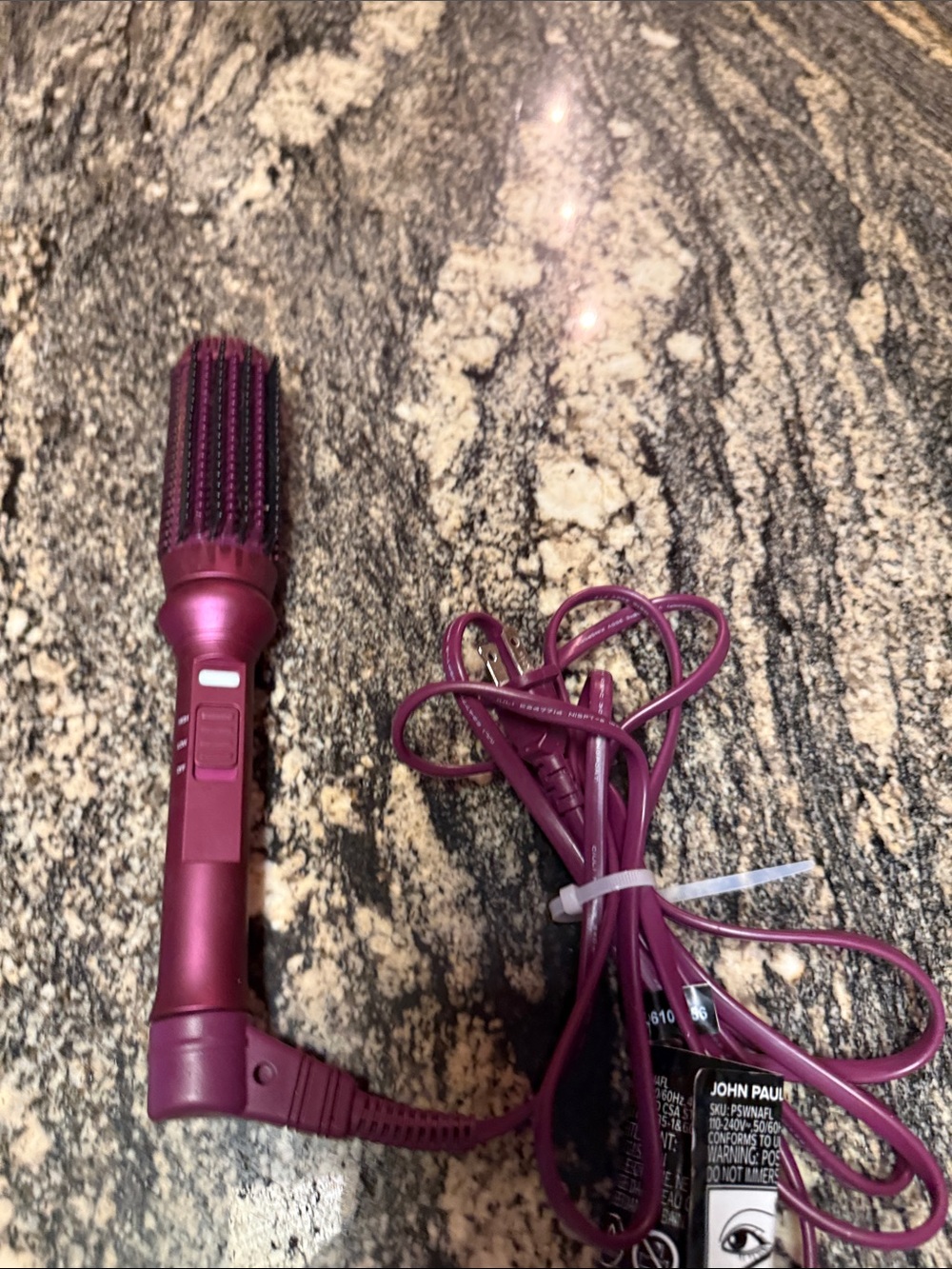 Paul Mitchell Fresh Looks smooth hot brush/thermal brush in plum